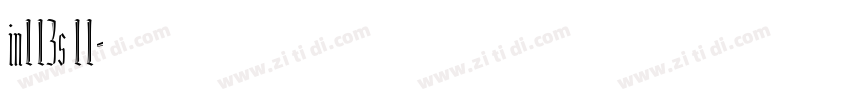 in113s 11字体转换